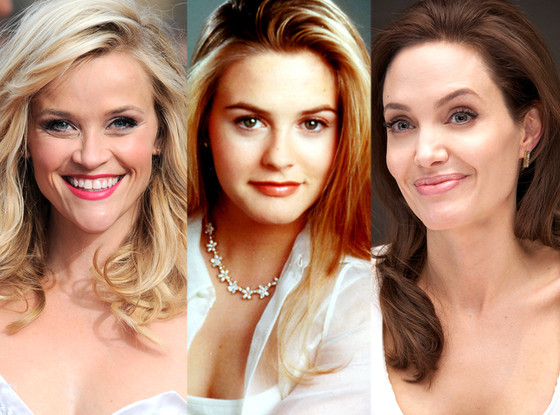 Clueless, Reese Witherspoon, Alicia Silverstone, Angelina Jolie Clueless, Reese Witherspoon, Alicia Silverstone, Angelina Jolie